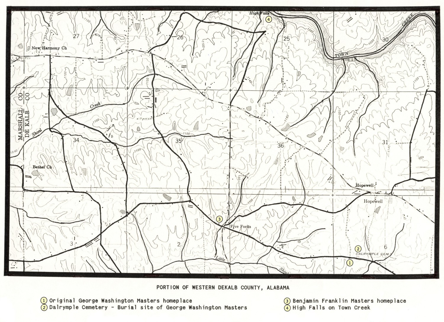  Portion of Western Dekalb Co., Alabama